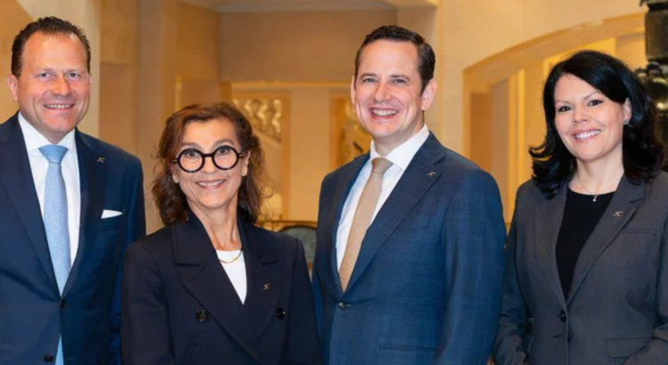 Adlon Berlin Christian Hirt, Marie-Pierre Girardot, Sebastian Gassen, Vanessa Siemens Foto Adlon Kempinski Berlin